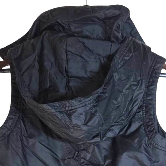 Columbia Mighty Lite Black Full Zip Hooded Nylon All Season Vest Size Small - Picture 5 of 8